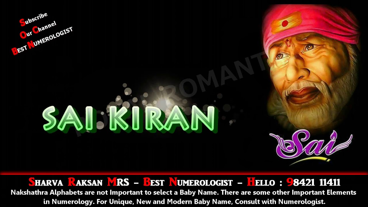 Top 10 Baby Boy Name Sai Baba Name 1 Best Numerologist 9842111411 Modern Indian Hindu Tamil Youtube