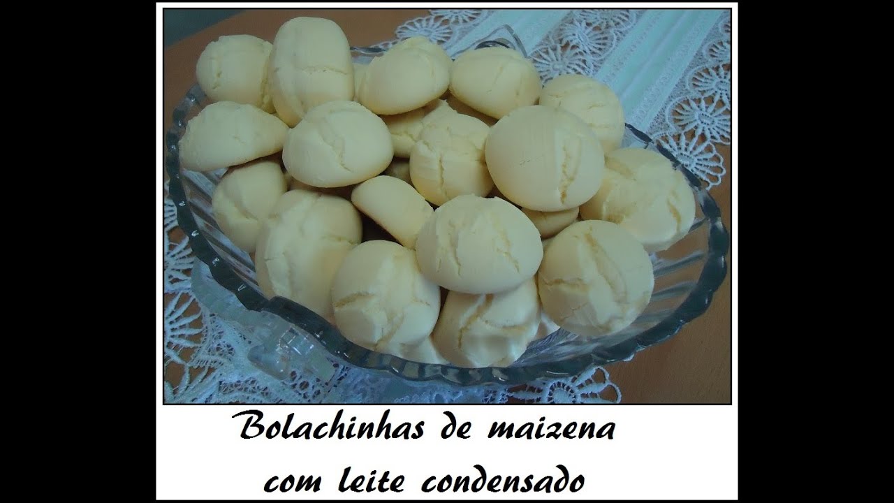 Bolachinhas sequilhos de maizena com leite condensado