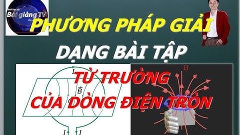 Phương pháp giải dạng bài tập từ trường || Từ trường của dòng điện tròn
