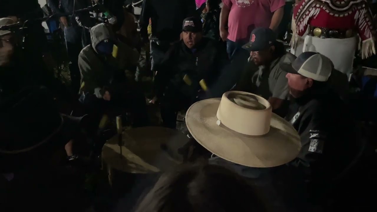 Blackfoot Drummers Rocky Boy Powwow 2025