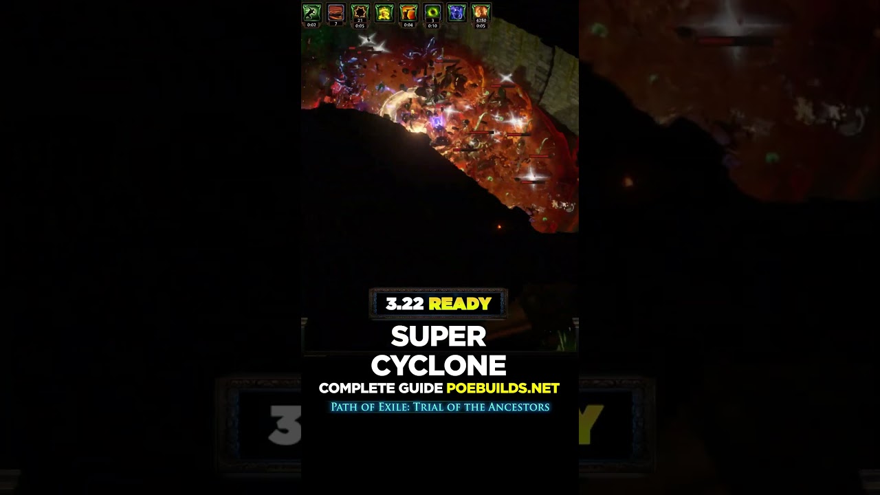 [POE 3.22] SUPER CYCLONE SLAYER - Poe Builds #shorts #pathofexile #poebuilds #poe