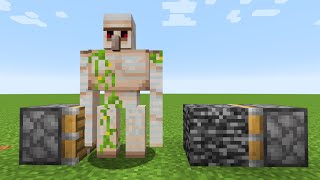 iron golem + bedrock = ???