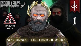 CK3 Godherja The Dying World Mod - Hard Start - Aeschraes The Lord of Ashes - EP1