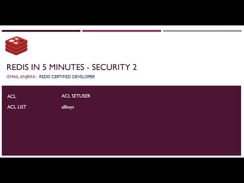 Redis in 5 minutes - Security 2