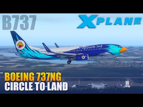 Видео: X-Plane 11 - B737NG Как выполнить Circle to Land