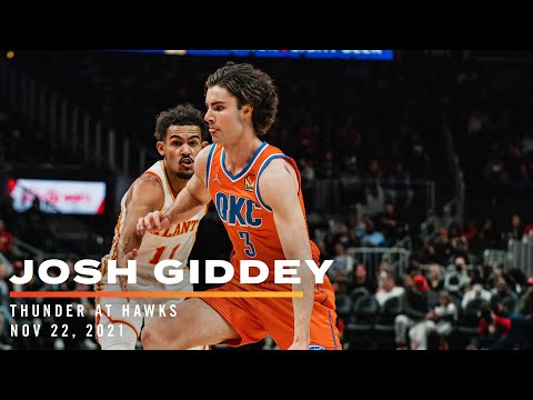 Highlights | Josh Giddey at Hawks 11/22/2021
