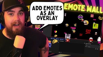 How to add an emote wall to stream