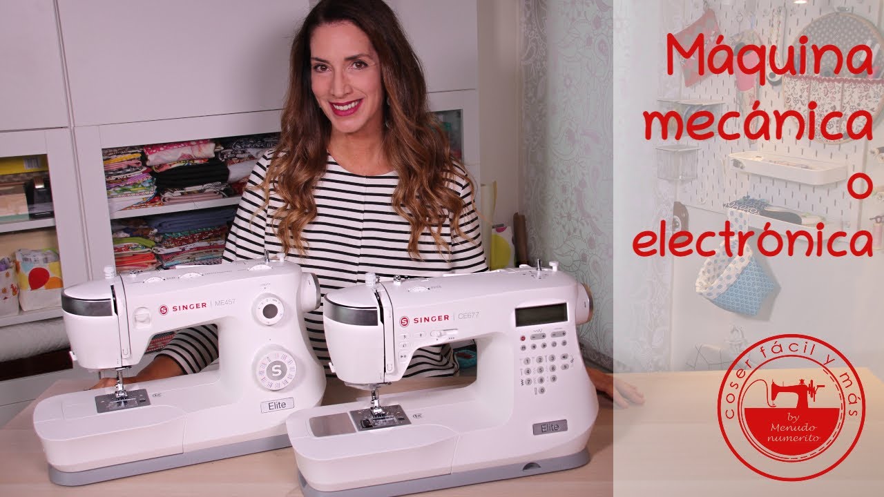 Máquinas de coser: mecánica o electrónica, conoce las diferencias 
