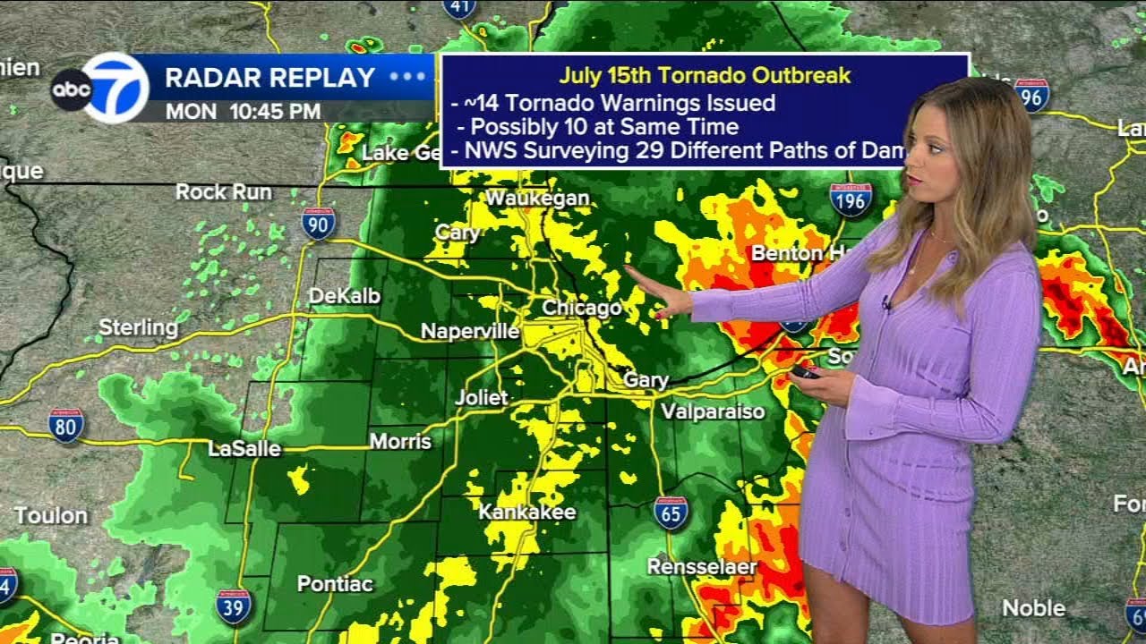 At least 5 tornadoes confirmed in city, suburbs Monday night: NWS - YouTube