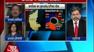 Aaj Tak-C-Voter survey predicts Congress unseating BJP in Karnataka, Yeddyurappa reduced to nothing