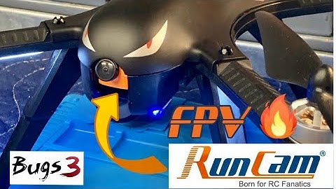 MJX BUGS 3 RUNCAM QUADCOPTER FPV MOD INSTALL