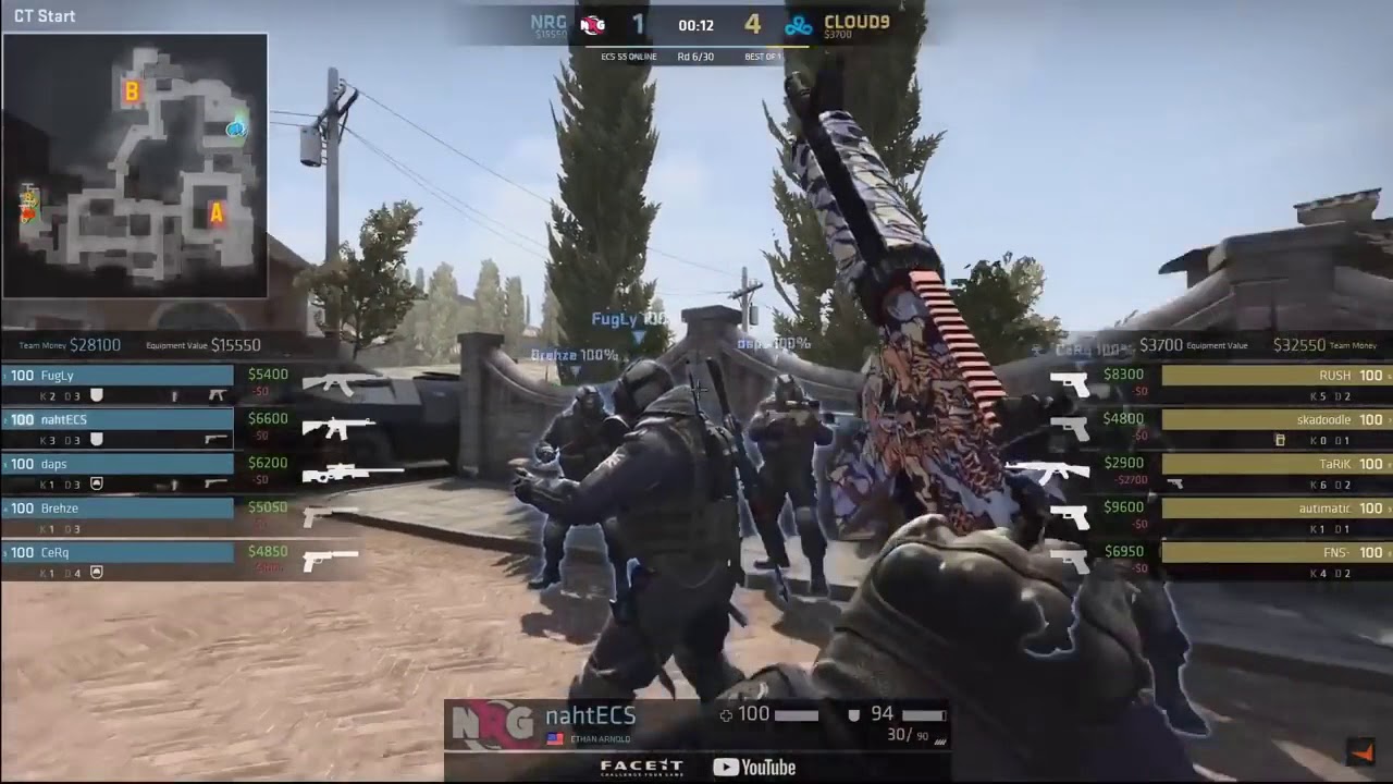 Cloud9 vs NRG   ECS Season 5 North America de inferno