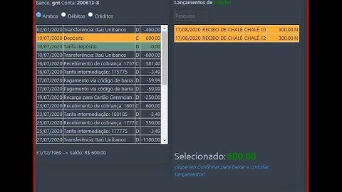 SCRIPTCASE:: CONCILIAÇÃO BANCÁRIA FASE II