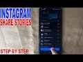 ✅  How To Share Instagram Stories 🔴