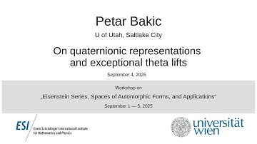 Petar Bakic - On quaternionic representations and exceptional theta lifts
