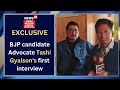 Exclusive  bjp candidate advocate tashi gyalsons first interview on news18jklh