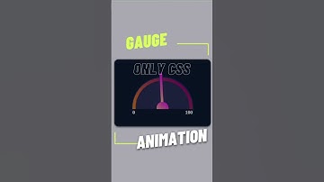 Gauge Animation CSS #shorts