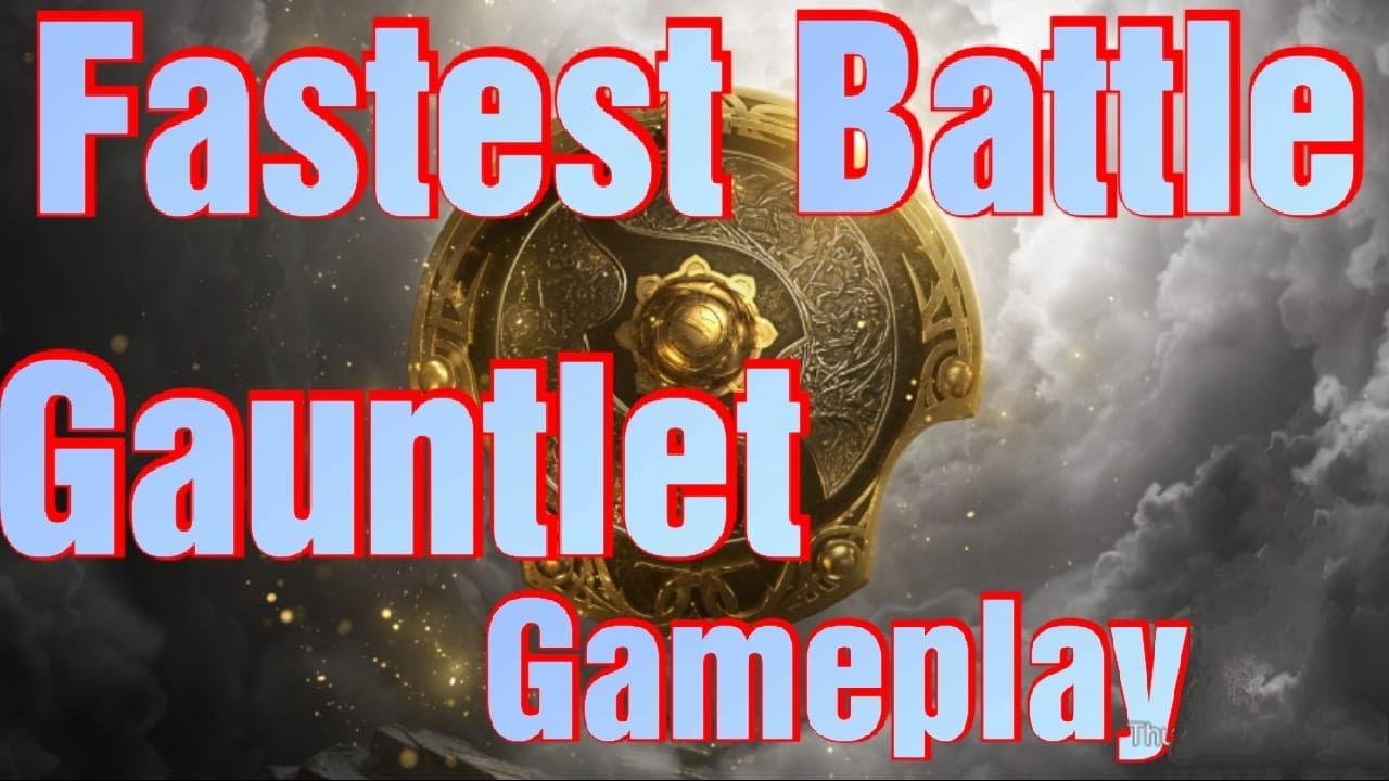 Time2go Survival FASTEST ENDING BATTLE GAUNTLET GAME IN THE HISTORY OF DOTA 2 || EARLY ...