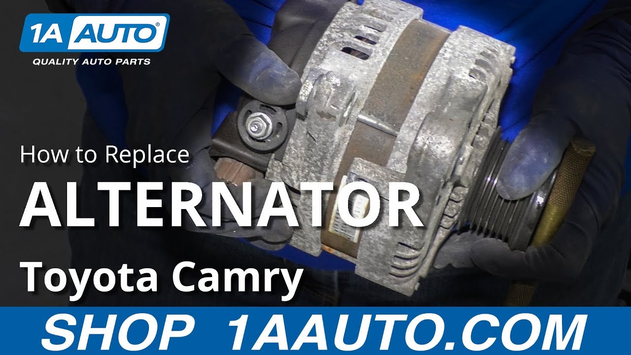 How to Replace Alternator 2011-17 Toyota Camry | 1A Auto