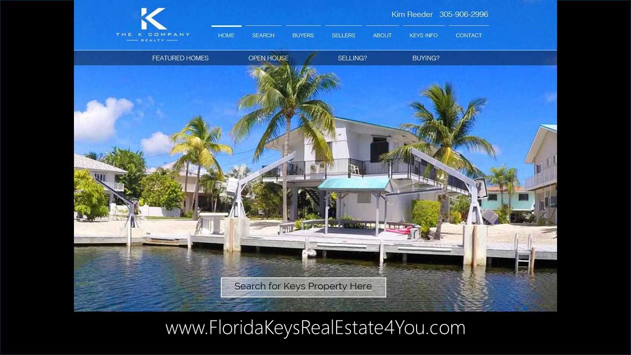 Florida Keys Real Estate site Video Kim Reeder The K