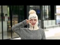 【AE0101】包頭帽面罩圍脖三合一 女士加絨保暖連體毛線帽 秋冬季防寒防風拉鏈針織帽套頭帽月子帽堆堆帽頭罩頭套碧雲小樓