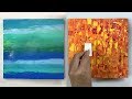 4 Cool Acrylic Painting Texture Techniques ( Easy )