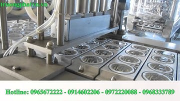 Dây Chuyền Chiết Rót Dán Miệng Hộp Thạch Tự Động