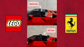 LEGO Speed Champions Ferrari SF90 XX Stradale -  How to Fix The Gap + Small Mod