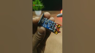 How to convert 9v battery into 3.7v Rechargeable battery #shorts #ashwinprojects