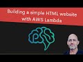 Building a simple HTML website with AWS Lambda