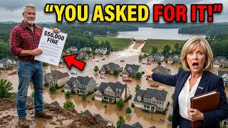 HOA Karen Hit Me With a $50K Fine Over My Dam — Hours Later I Removed It and Their Homes Flooded