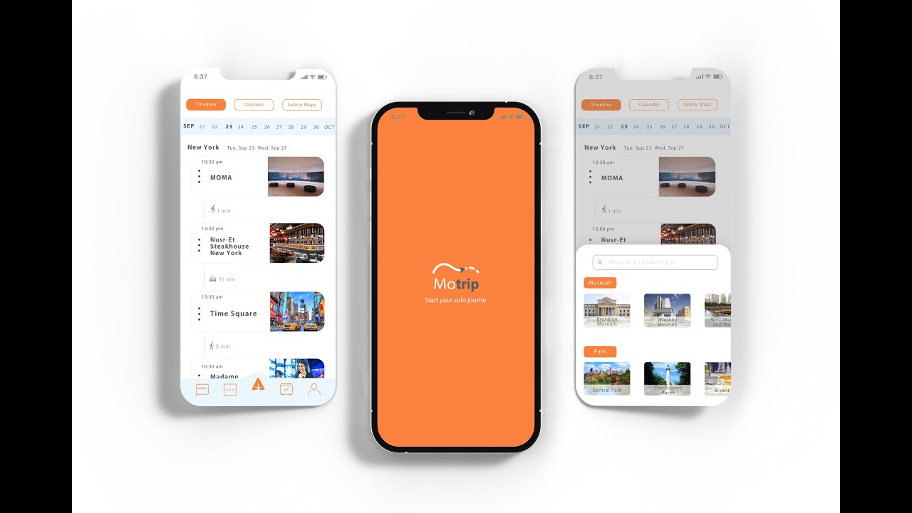 MoTrip Travel Planning app YouTube