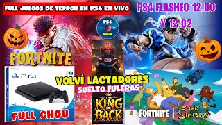 PROBANDO UNA PS4 FLASHEADA DE POLVOS AZULES EN VIVO (FLASHEO 12.00) GAMEPLAY FORTNITE LOS SIMPSONS