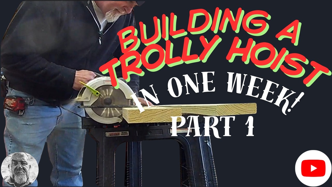 Building a Trolley Hoist So My Back Can Retire Part 1
