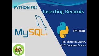 Python #95 Inserting Records to MySQL through Python