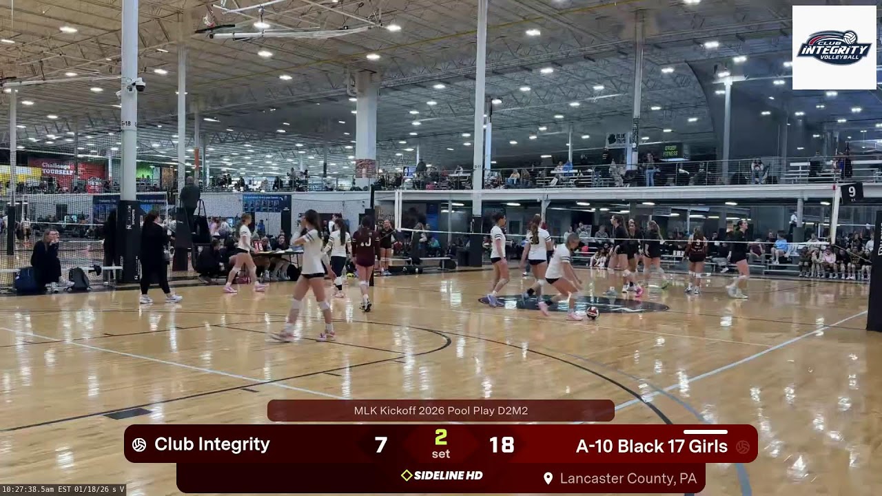 Club Integrity vs. A-10 Black 17 Girls (2026.01.18)