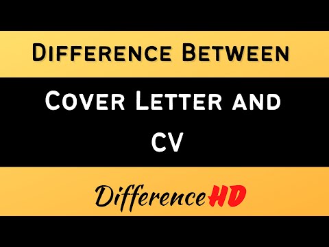 Difference Between Cover Letter And Cv - What Is The Difference Between A Cv And Cover Letter