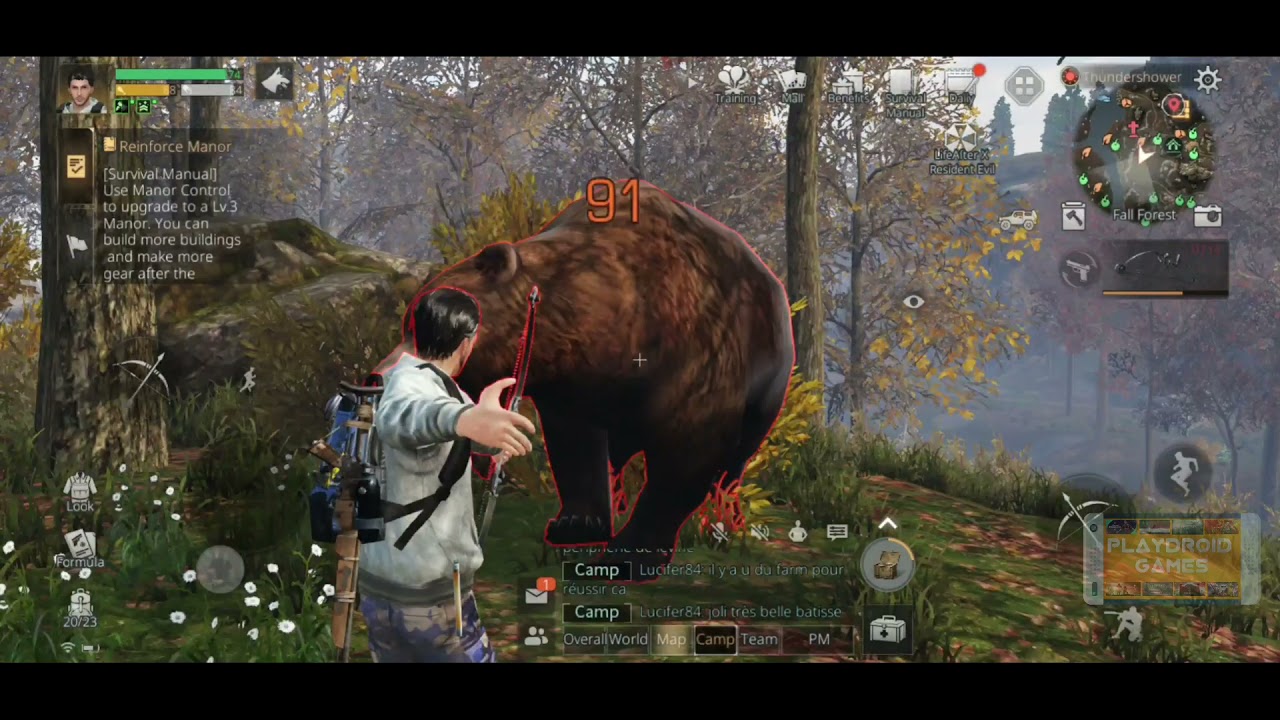 Survival Game|Hunt Infected in Fall Forest for Bones|Gather Stones|LIFEAFTER|ANDROID GAMEPLAY