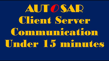 Autosar: How to create a client server communication