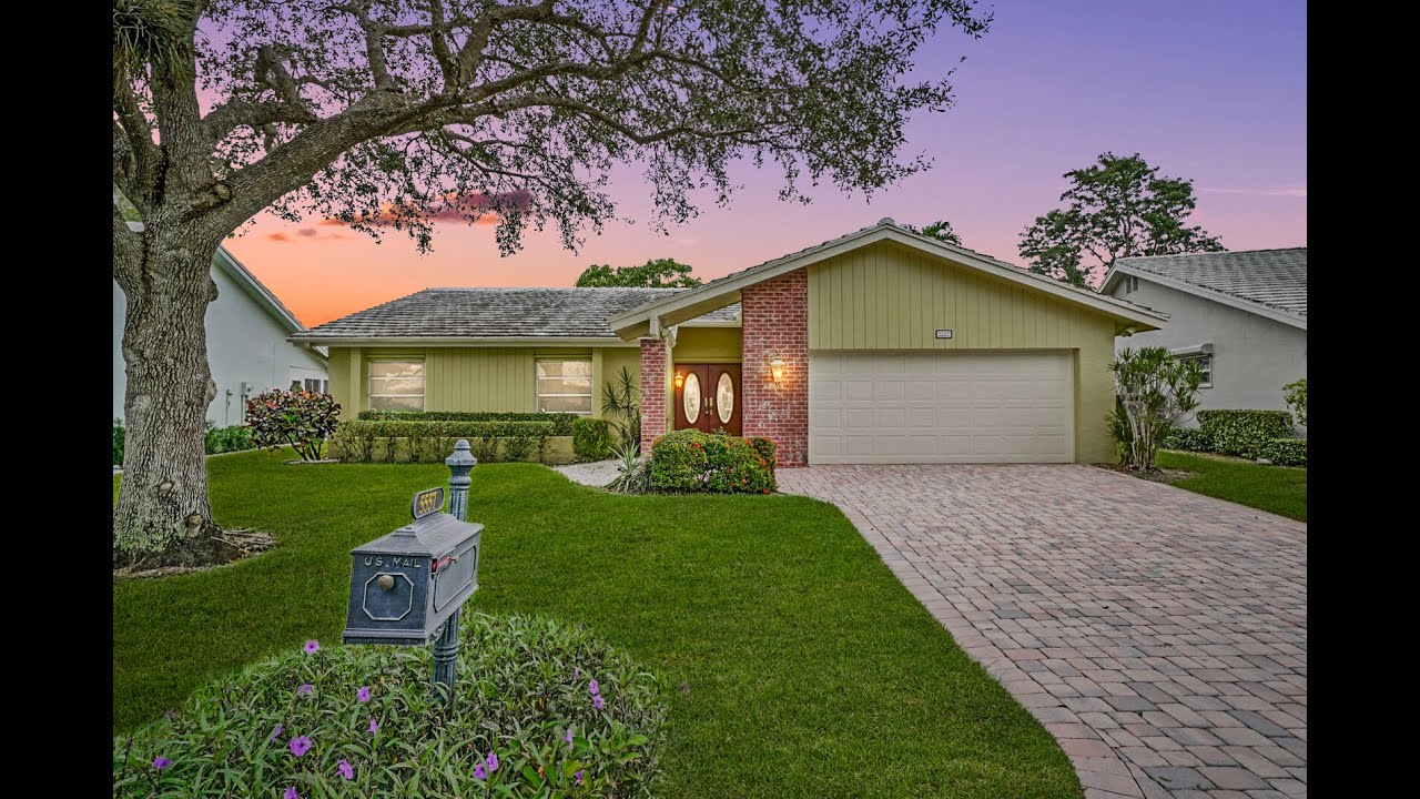 JUST LISTED IN BOCA RATON - 5557 Cameo Drive N