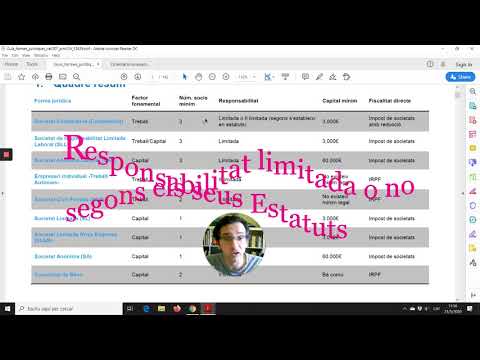 Vídeo: Quines Són Les Formes Organitzatives I Legals De Les Empreses