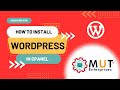 How to Install WordPress in Cpanel | CPANEL | MUT Enterprises | Best Hosting Services
