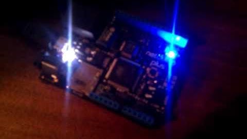 Netduino plus light LED simple example