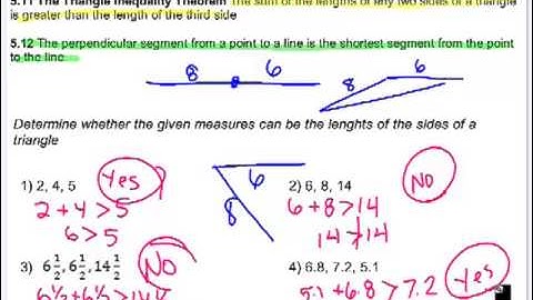 5.4 Triangle Inequality