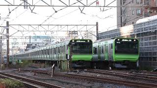 20231119 山手線7604G〜7705G E235系0代トウ28編成【渋谷駅線路切替工事に伴う池袋Y線折り返し】