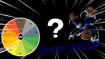 [YBA] Wiping SBR with the stand the spinning wheel chooses for me