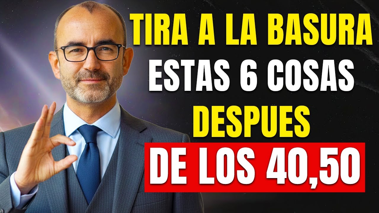 QUITA estas 7 Cosas de tu VIDA para SER FELIZ Después de los 40, 50 | Rafael Santandreu