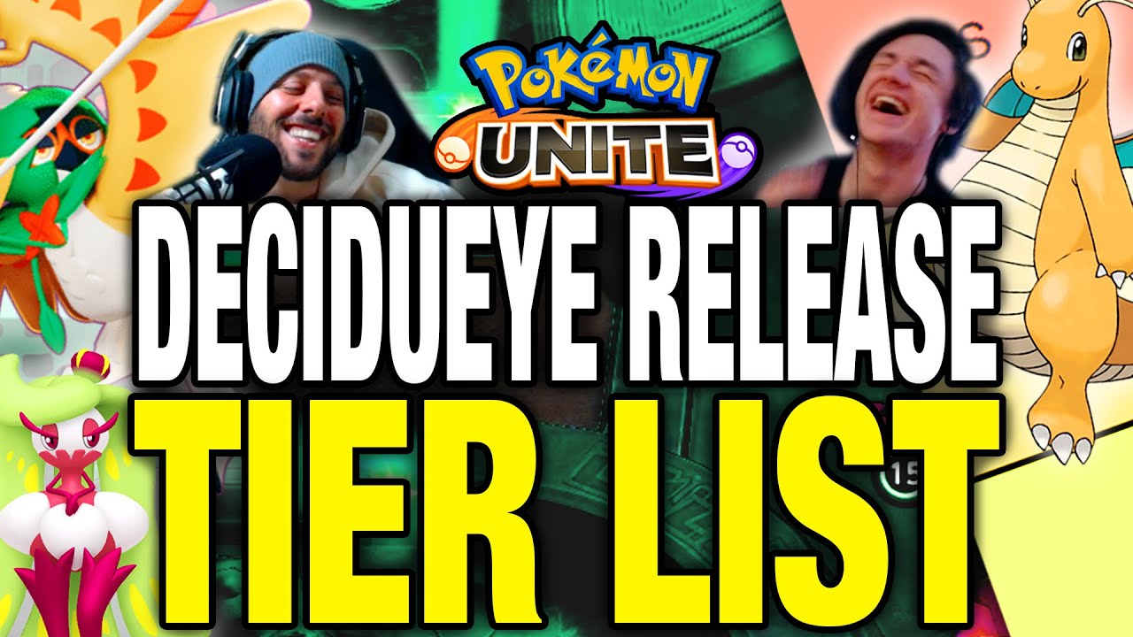 POST DECIDUEYE TIER LIST!! *Tier List* FT. halogavin7 - Pokémon Unite