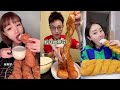 ASMR TWISTED DONUT IN MILK/YOGURT MUKBANG  KWAI EATING SHOW| CHINESE DESSERT