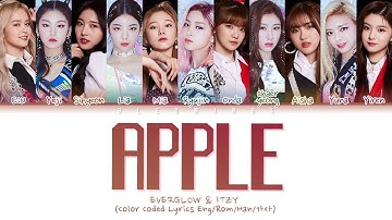 [Request #37] How Would EVERGLOW & ITZY Sing - "APPLE" (Color Coded Eng/Rom/Han/가사)
